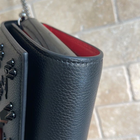 CHRISTIAN LOUBOUTIN Black Studded Crossbody Bag - Picture 7 of 13